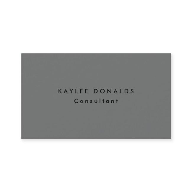 Sophisticated Minimalist Nickel Grey Professional