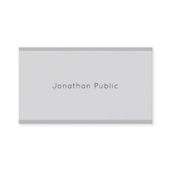 Sophisticated Modern Elegant Simple Grey Plain Top