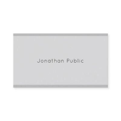 Sophisticated Modern Elegant Simple Grey Plain Top