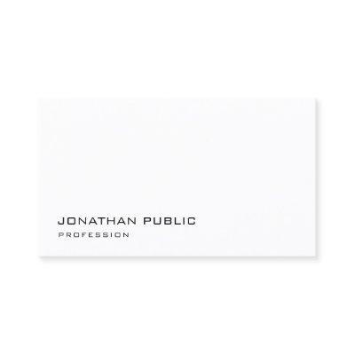 Sophisticated Modern Minimal Professional Simple