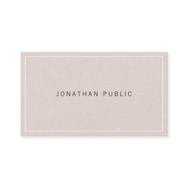 Sophisticated Modern Simple Design Professional