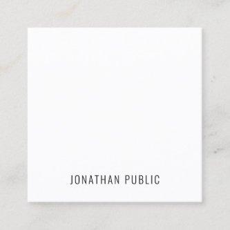 Sophisticated Modern Simple Professional Template Square