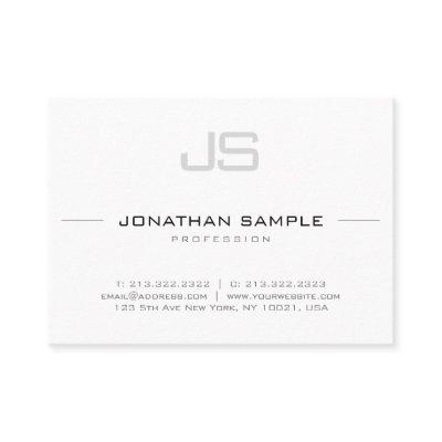 Sophisticated Monogram Trendy Smooth Design