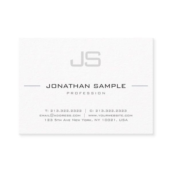 Sophisticated Monogram Trendy Smooth Design