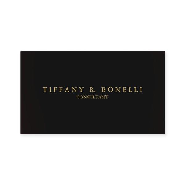 Sophisticated Plain Dark Grey Professional Elegant