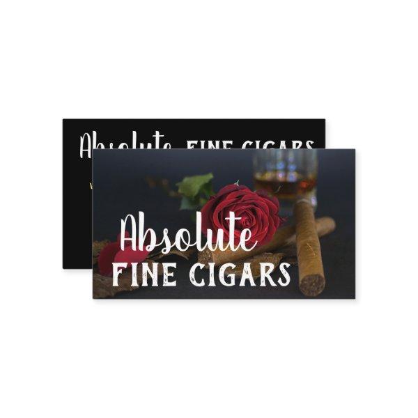 Sophisticated Rose, Drink and Cigar