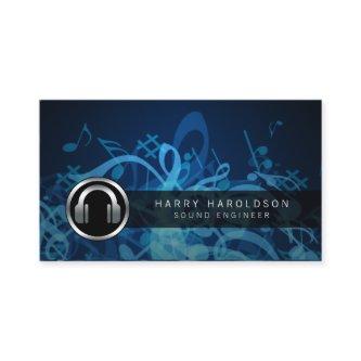 Sound Engineer Bold Headphones Icon