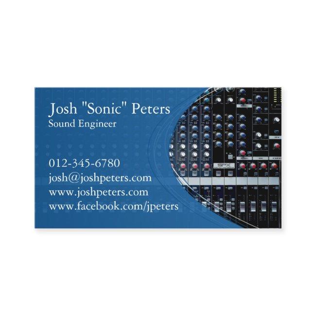Sound Mixing Console Blue