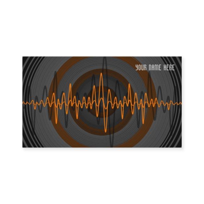 Sound Orange Dark template
