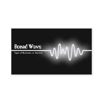 Sound Wave - White and Black