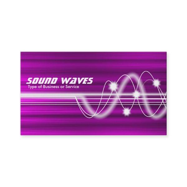 Sound Waves - Magenta Brushed Texture
