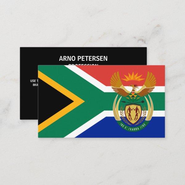 South African Flag & Coat of Arms, South Africa