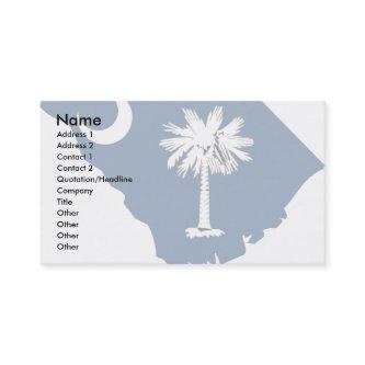 South Carolina Flag Map
