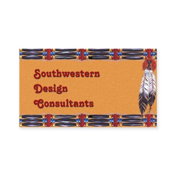Southwestern Hairpipe and Feathers