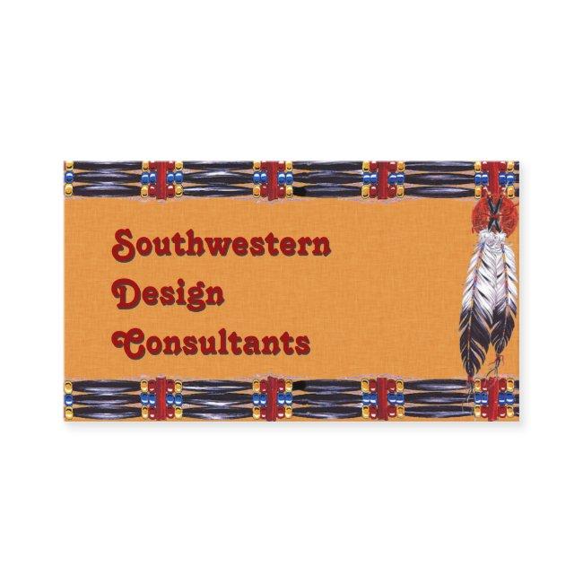 Southwestern Hairpipe and Feathers