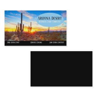 Southwestern Sunset Desert