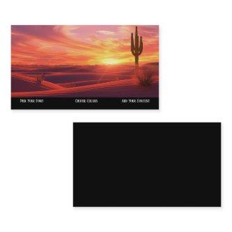 Southwestern Sunset Desert