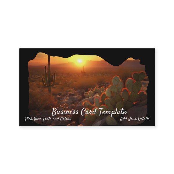 Southwestern Sunset Saguaro National Park