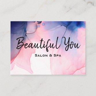 *~* Spa Salon Hair Lashes Nails Massage Watercolor