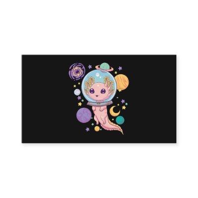 Space Axolotl Kawaii Pastel Goth Anime Aesthetic N