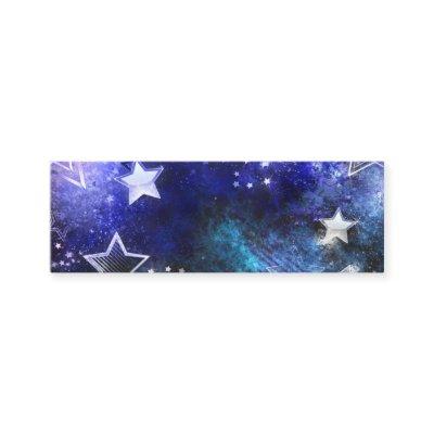 Space Background with Stars Calling Card