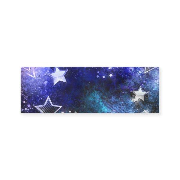 Space Background with Stars Calling Card
