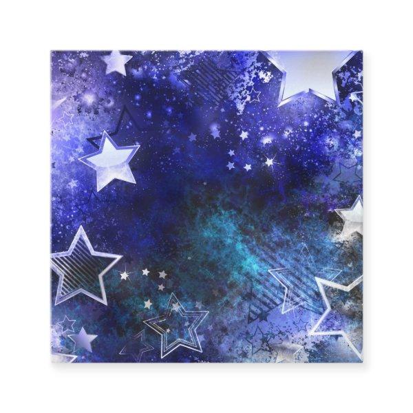 Space Background with Stars Discount Card
