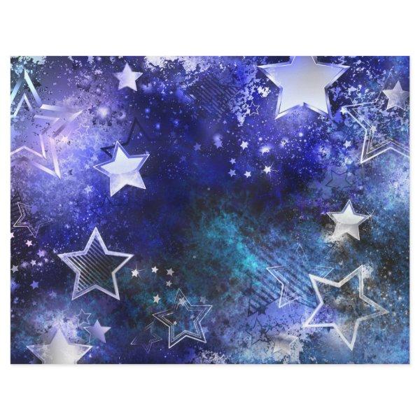 Space Background with Stars Letterhead