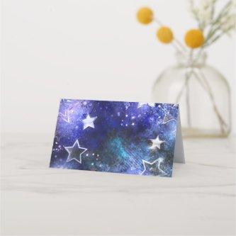 Space Background with Stars Loyalty Card