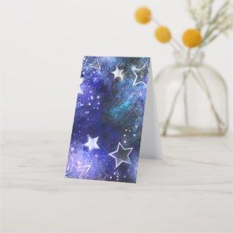 Space Background with Stars Loyalty Card