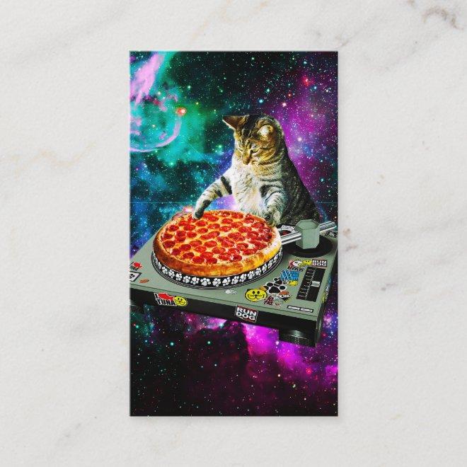 Space dj cat pizza