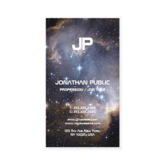 Space Universe Science Physics Monogrammed Plain