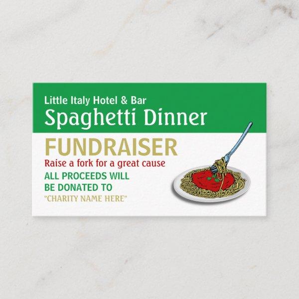 Spaghetti Dinner Fundraiser Event