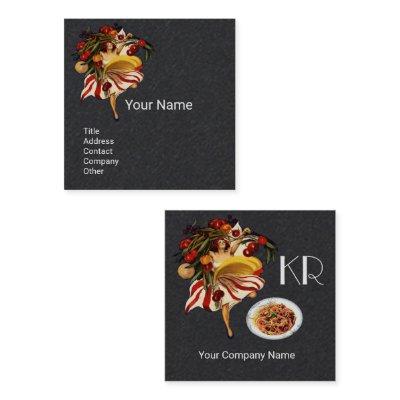 SPAGHETTI PARTY TALIAN KITCHEN TOMATOES Black Square