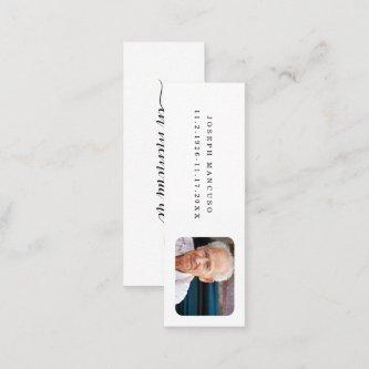 Spanish In Loving Memory Funeral Gift Bookmark Mini