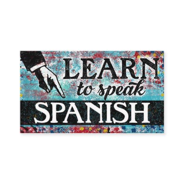 Spanish Language Lessons  - Blue Red