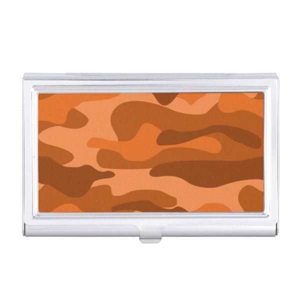 Spanish Orange Monocolor Camo  Case