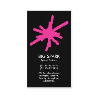 Spark - Hot Pink on Black
