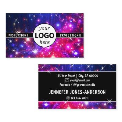Sparkle Pink Purple Galaxy Stars Magic Energetic