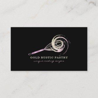 Sparkle Whisk Glitter Rose Gold Bakery Utensil