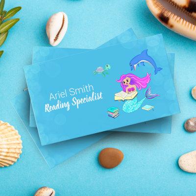 Sparkling Mermaid Reading Books
