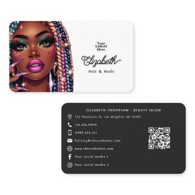 Sparkling Urban Hip Hop Salon Chic for Trendsetter