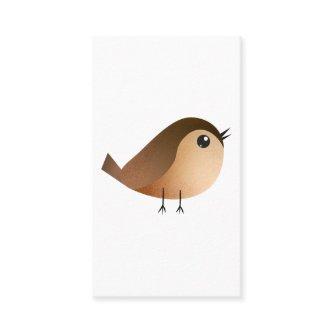 Sparrow Bird Cartoon   Discount Card