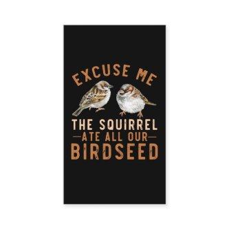 Sparrow Birdfeeder Garden Squirrel Problem Bird Se