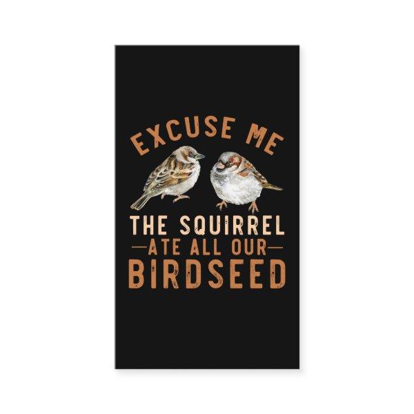 Sparrow Birdfeeder Garden Squirrel Problem Bird Se