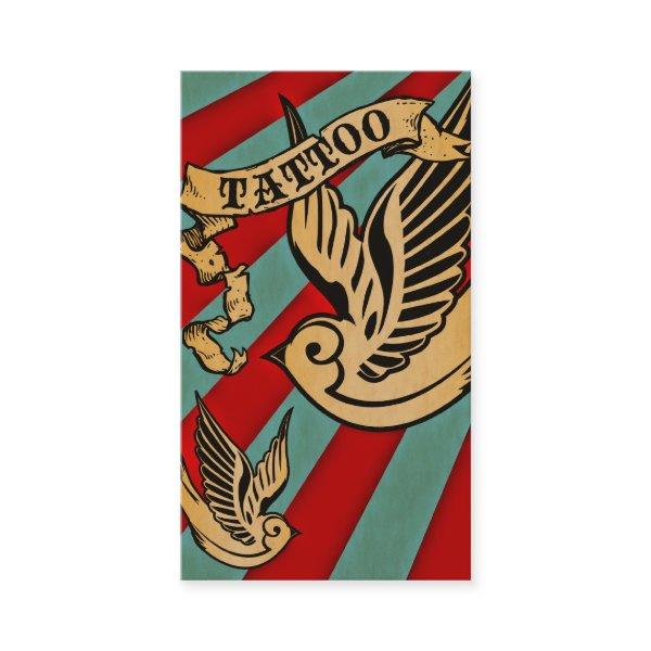 sparrow tattoo coupon card