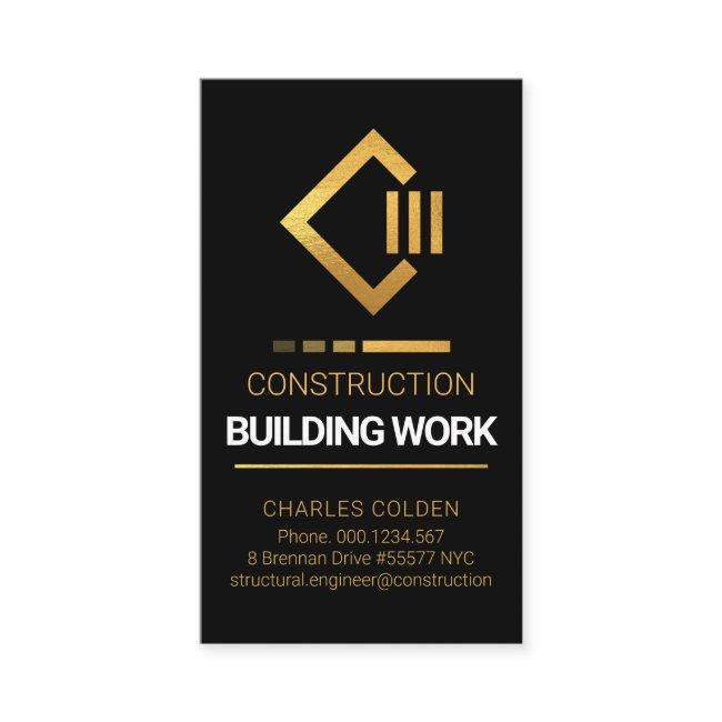 Special Gold Letter-C Rebar Construction