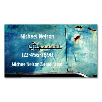 "Special" Old Rusty American Car Details   Magnet