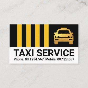 Special Vertical Yellow Taxi Stripes
