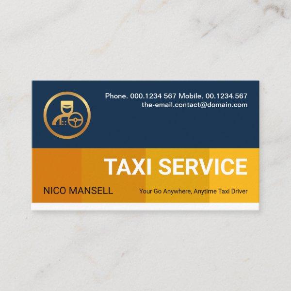 Special Yellow Shades Taxi Route Chauffeur Driver
